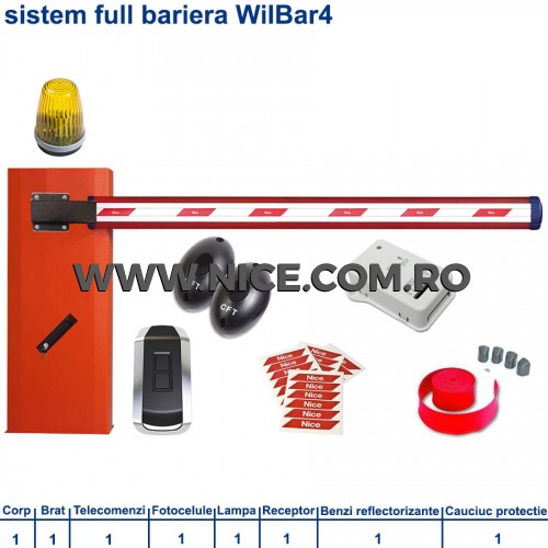 Sistem Full Bariera Automata Acces Parcare WilBar4